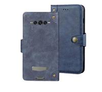Auotu Custodia Case PU Pelle Flip Magnetica Custodiar Protettiva Portafoglio Cover Per DOOGEE VMAX (2023) 5G / DOOGEE VMAXPLUS Smartphone (Blu)