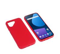 Auotu Custodia Case Soft TPU Silicone Custodiar Protettiva Cover Per Fairphone 5 Smartphone (Rosso)