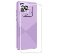 Auotu Custodia Case with protezione della lente Soft TPU Silicone Custodiar Protettiva Cover Per Blackview Wave 8 / Wave 8C / Oscal Flat 2 / Flat 2C Smartphone (Trasparente)