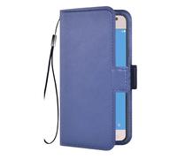 Auotu Custodia with protezione della lente Case PU Pelle Flip Magnetica Custodiar Portafoglio Cover Per Doogee S118 / DOOGEE S Cyber/S Cyber Pro Smartphone (Blu)