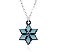 AUOU 1 pz Gioco Impact 7 Element Ciondolo Collana Fuoco Acqua Vento Tuono Ice Grass Rock Per I Fan, Pietra