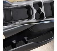 Auovo - 20 tappetini antipolvere per Honda CR-V 2020, 2021, 2022, accessori premium personalizzati, antiscivolo, per portabicchieri auto, console centrale, tasche interne (finiture nere).
