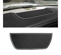 Auovo Dashboard Mat Cover for Ram 1500 2500 3500 Accessories Interior 2011-2018 Pickup Car Dash Pad Trim Rubber Soft Tray(1 PCS) (White Trim)