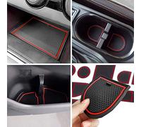 Auovo - Zerbini Antipolvere per Porte Subaru Crosstrek e Impreza, con Inserti per consolle, Accessori Interni (Confezione da 14)