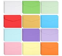 aupawdy120 Pezzi buste colorate Mini buste Carino Buste per Matrimoni, Feste, Compleanno, Regali e Biglietti di Auguri,11,5×8 cm