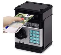 Auped Salvadanaio elettronico Salvadanaio elettronico con password, mini bancomat, cassaforte per bambini, compleanno, regalo di Natale per ragazzi e ragazze