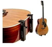 AUPHY SGS22 - Supporto a clip per chitarra acustica, per esercitazioni quotidiane, commutazione play-to-rest senza soluzione di continuità, ultra leggero, portatile, mini supporto da pavimento per