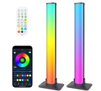 Auplf Desk Ambient Light 2PCS Smart Light Bar Con la Musica per PC, TV, Decorazione Della Stanza, Porta USB