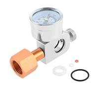 Aupoko Adattatore Quick Connect per cilindro W21.8, CO2, bombole di gas CO2, adattatore di ricarica con manometro da 3500 psi, compatibile con Duo, Art, Terra, Crystal 3. 0, Gaia, per famiglie, bar
