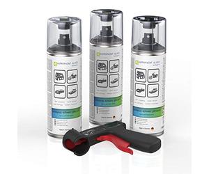 AUPROPAINT Gloss Vernice Spray Nero Lucido 3x400 ml