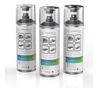 AUPROTEC Spray per vernice AUPROPAINT MAT, nero opaco, vernice spray per auto, 3 x 400 ml