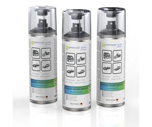 AUPROPAINT Spray Vernice Nera Lucida 3x400 ml Lackspray 1K