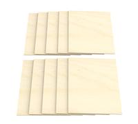 AUPROTEC 10x A3 Foglio Compensato 6mm Pannelli Multistrati di Betulla (297 mm x 420 mm) per bricolage e lavori a traforo legno di qualità professionale BB/BB