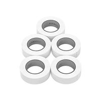 AUPROTEC 5 rotoli VDE Nastro Isolante Elettrico PVC Nastro Adesivo 15mm x 10m DIN EN 60454-3-1 colore: bianco