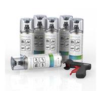 AUPROTEC AUPROPAINT Lackspray Bianco Lucido 6x 400 ml Spray Autolack 1K