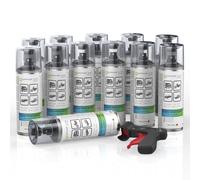 AUPROTEC AUPROPAINT Lackspray Nero Lucido 12x 400 ml Vernice Auto 1K