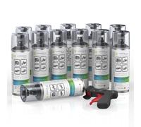 AUPROTEC AUPROPAINT Spray Lacca Opaca Nera 12 x 400 ml Con Impugnatura