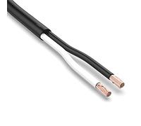AUPROTEC FLRYY - Cavo rotondo per auto, 2 x 0,75 mm², 10 m, cavo rotondo per veicolo/veicolo, codice colore nero/bianco, 2 pin per rimorchio