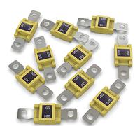 AUPROTEC Fusibile Mega a corrente elevata/blocco a vite 80-500A scelta: 100A ampere, giallo, 10 pezzi