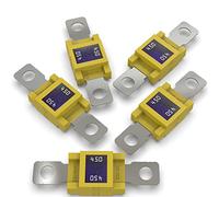AUPROTEC Fusibile Mega a corrente elevata/blocco a vite 80-500A scelta: 450A ampere, bianco, 5 pezzi