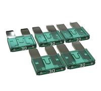 AUPROTEC Fusibile Mini 2A - 30A Fusibili Lamellari selezione: 30A Ampere verde, 5 pezzi