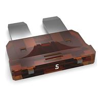 AUPROTEC Fusibile Standard ATO 1A - 40A Fusibili Lamellari selezione: 5A Ampere marrone, 50 pezzi