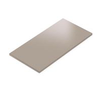 AUPROTEC Piano da tavolo 19 mm Alux Champagne 80 x 70 cm | Pannello truciolare con bordo ABS da 2 mm e incollaggio PU | rivestito in resina melamminica | elegante e idrorepellente