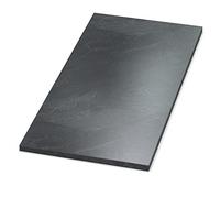 AUPROTEC Piano del tavolo 28 mm ardesia 100 x 70 cm, truciolato con bordo in ABS da 2 mm e rivestimento in poliuretano, rivestito in resina melamina, robusto e impermeabile