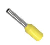 AUPROTEC Puntalini isolati 0,34-50 mm² Terminali a Bussola: 100 pezzi, 0.34 mm² Giallo