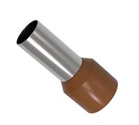 AUPROTEC Puntalini isolati 0,34-50 mm² Terminali a Bussola: 50 pezzi, 25 mm² Marrone