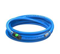 AUPROTEC Set di tubi per aria compressa 9mm Ø interno 5m in PVC | Con giunto di sicurezza Prevost S1 per compressore ad aria compressa | Tubo per compressore Würth altamente flessibile