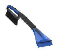 Auprotec - Spazzola con raschia ghiaccio 2 in1 con pratica e comoda impugnatura antiscivolo ASE 1 nero blu