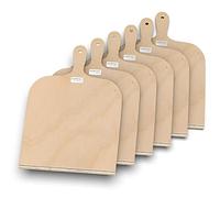 AUPROTEC Tagliere per Pizza, Legno, 6, S (HxB) 26 x 20 cm, unità