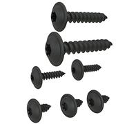 AUPROTEC Viti Autofilettanti TORX 4,2 x 13 mm testa mezza tonda flangiata zincata nera, 20 pezzi