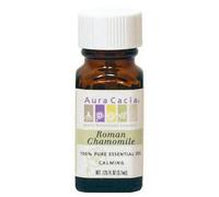 Aura Cacia Olio Essenziale Puro 100% Roman Chamomile 0.12 fl oz
