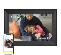 Aura Carver Wi-FI - Cornice portafoto digitale da 10,1 pollici, la migliore cornice digitale da regalare | Invia le tue foto dal tuo telefono | Installazione rapida e semplice grazie all'applicazione