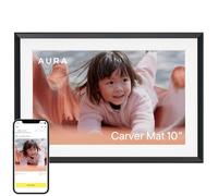 Aura, Cornice digitale Carver Mat, Wi-Fi, 10,1 pollici | La migliore cornice digitale da offrire | Invia le tue foto dal tuo telefono | Installazione semplice e veloce grazie all'app Aura