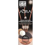 Aura - Diffusore Sticks Coco 0% di Alcool 30 ml, lotto di 2
