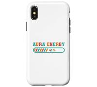 Aura Energy 41 67 Scherzo 4167 Divertente Gen Z Slang Quarantuno Meme Custodia per iPhone X/XS