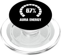 Aura Energy 67 Divertente Six Seven Meme Umorismo Gen Alpha Slang PopSockets PopGrip per MagSafe