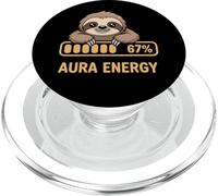 Aura Energy 67 Percentuale Sei Sette Meme Bradipo Gen Alpha PopSockets PopGrip per MagSafe