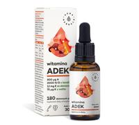 Aura Herbals Vitamina "ADEK" A + D3 ( 2000IU ) + E + K2 MK7 gocce - 30 ml