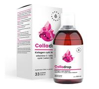 Aura Herbals - Colladrop, Collagene liquido di pesce con Vitamina C (500 ml)