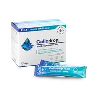 Aura Herbals - Colladrop Flex, collagene marino, 5000 mg (30 bustine)