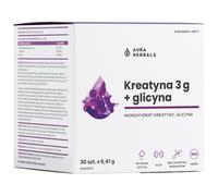 Aura Herbals Creatina 3 g + Glicina 3 g - 30 bustine
