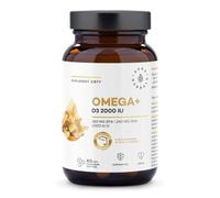 Aura Herbals - Omega+ con Vitamina D3 2000 UI (60 capsule molli)