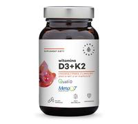 Aura Herbals - Vitamina D3 2000 IU, 50 mcg + K2 (90 capsule)