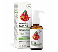 Aura Herbals - Vitamina D3 2000 IU + K2 Vegana (50 ml)