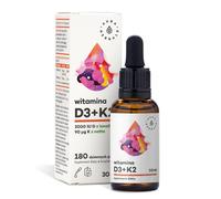 AURA HERBALS Vitamina D3 2000 UI + K2 MK-7 30 ml
