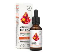 Aura Herbals Vitamina D3 + K2mk7 FORTE gocce, 30 ml